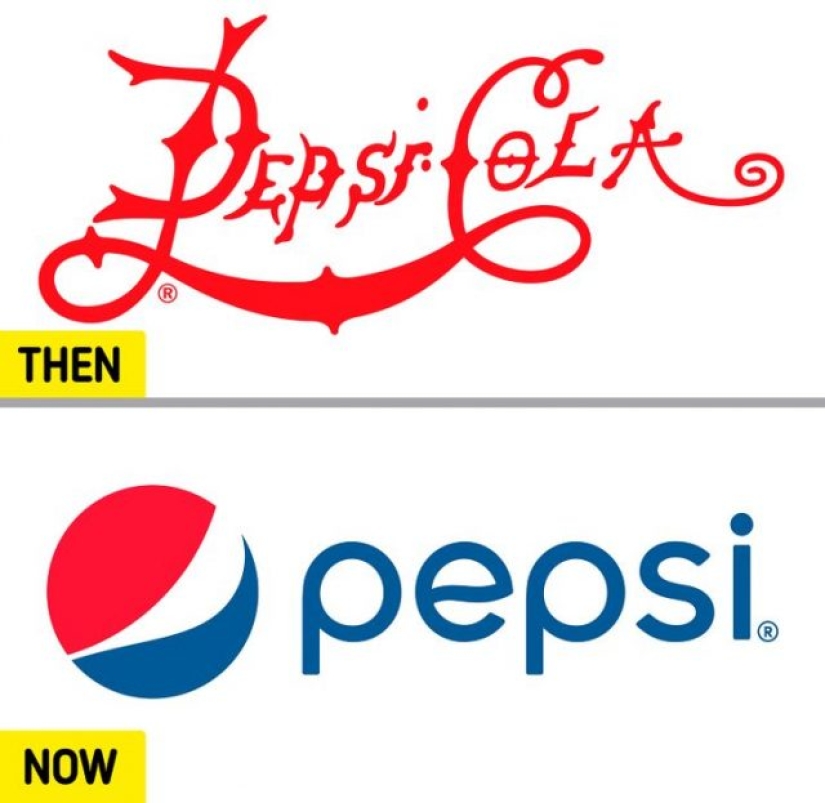 13 logotipos de marcas famosas que han cambiado en los últimos 50 años