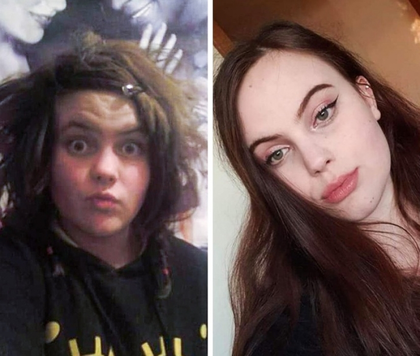 13 personas que han pasado por una gran transformación a medida que envejecen