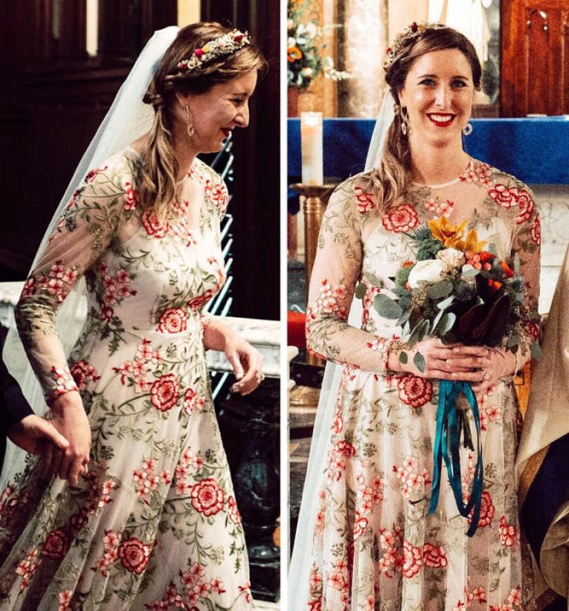 14 chic brides who weren't afraid to ditch their traditional wedding dress and stick to their style