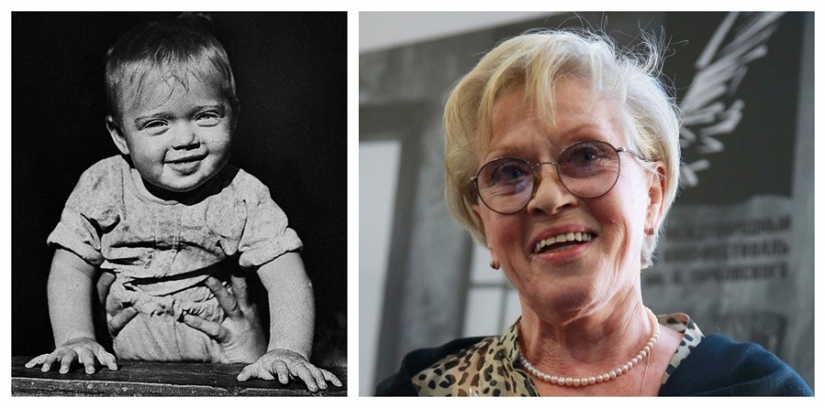 14 Estrellas rusas en la infancia y ahora