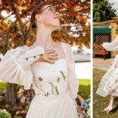 14 novias elegantes que no tenían miedo de deshacerse de su vestido de novia tradicional y apegarse a su estilo