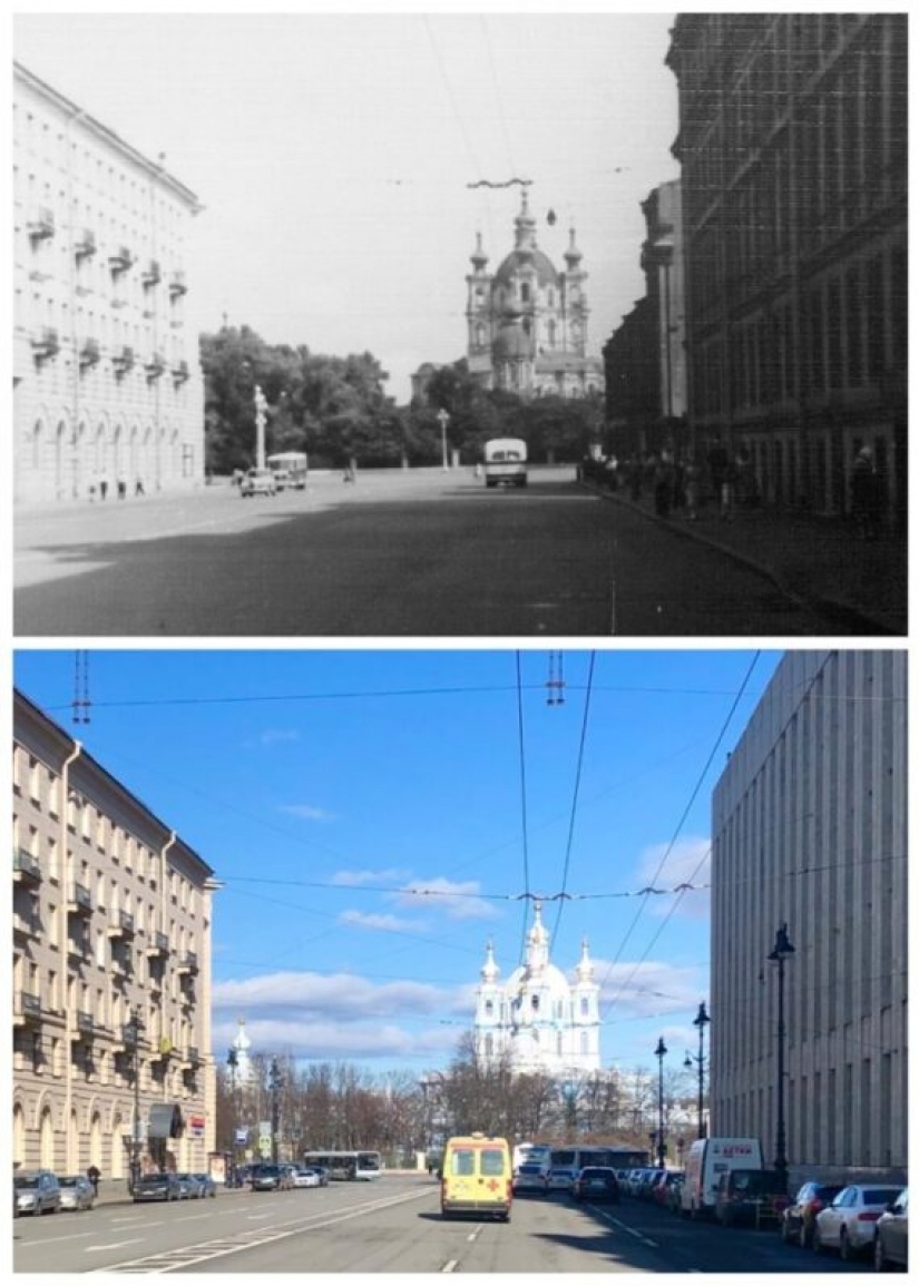 14 photos to compare the old and new St. Petersburg