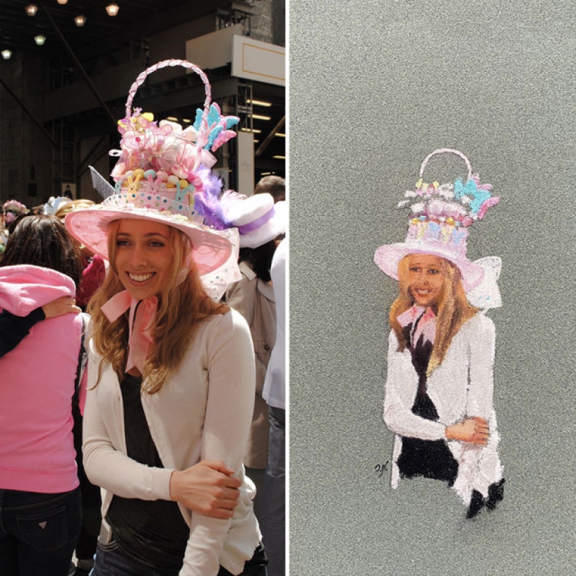 15 atmosférica dibujos de la gente de nueva York de los Rusos Oli Nick