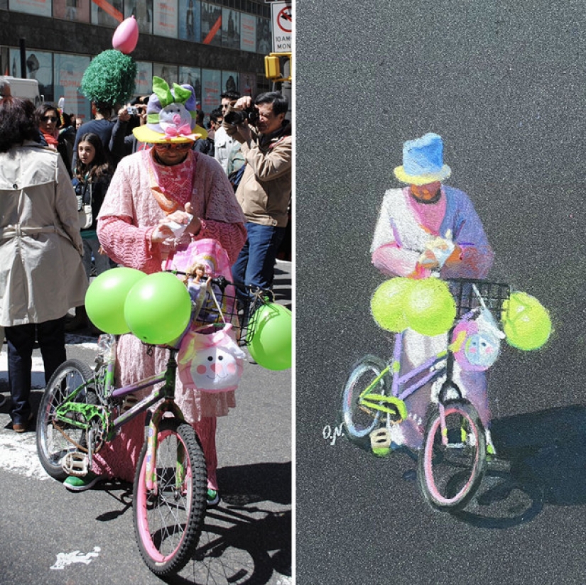 15 atmosférica dibujos de la gente de nueva York de los Rusos Oli Nick