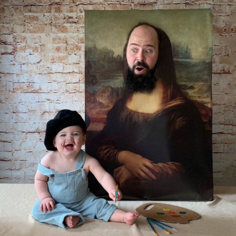 16 hilarantes fotos de los papás-merry y su hija-Chicas