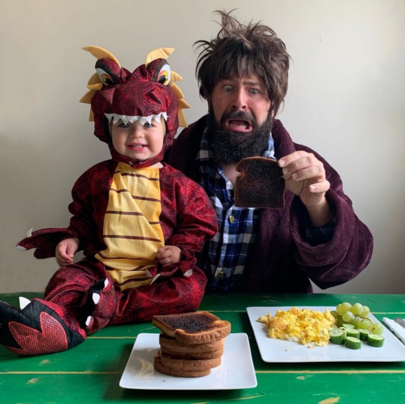 16 hilarious photos dads-merry and daughter-Babes