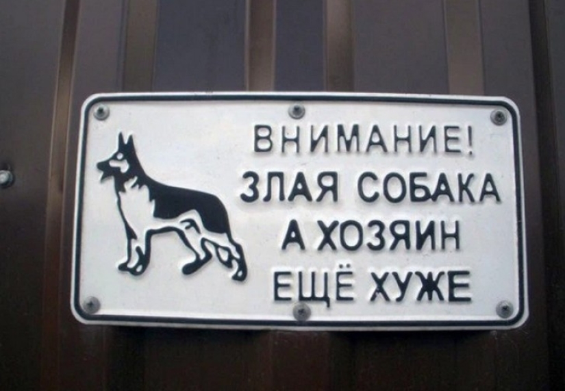 16 plates from the owners with a great sense of humor