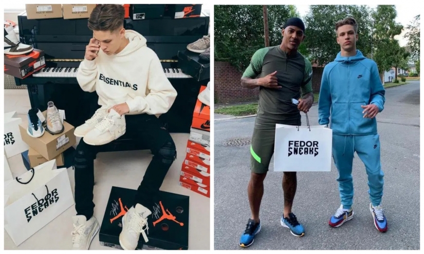 17-year-old Fedor gets round sum, working as a personal shopper for British players 17-year-old Fedor gets round sum, working as a personal shopper for British players