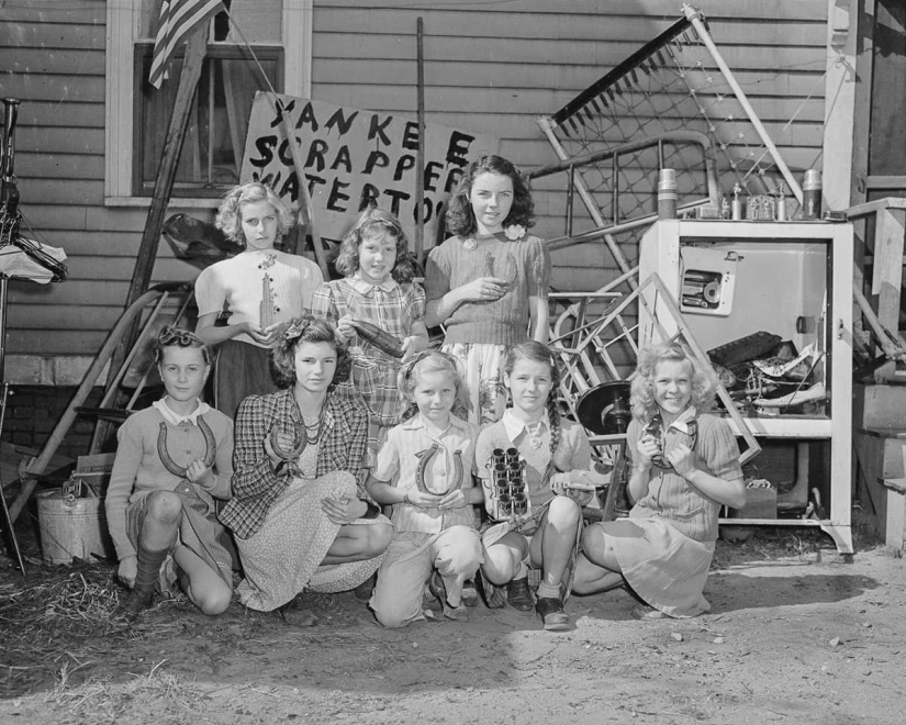 1942: how Americans collected scrap metal for the military industry