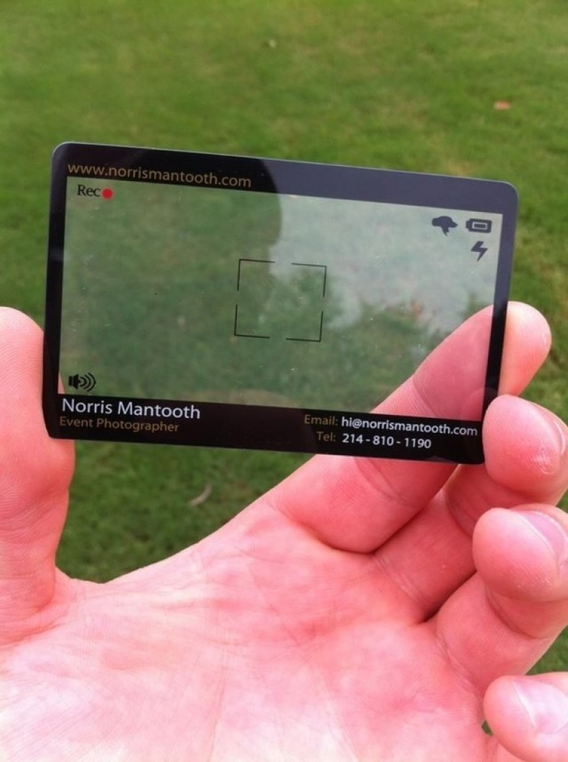 20 original cards that have made their owners recognizable