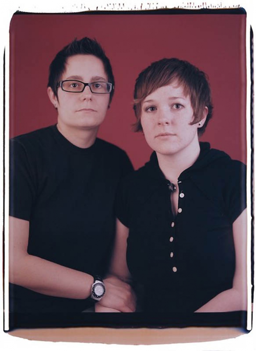 20 retratos del proyecto fotográfico de parejas»