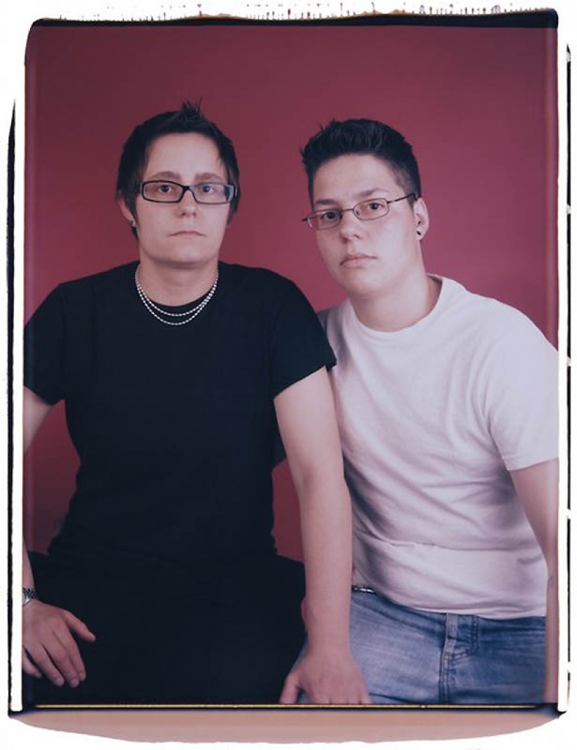 20 retratos del proyecto fotográfico de parejas»