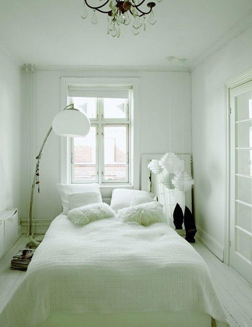 23 tips on how to equip a small bedroom