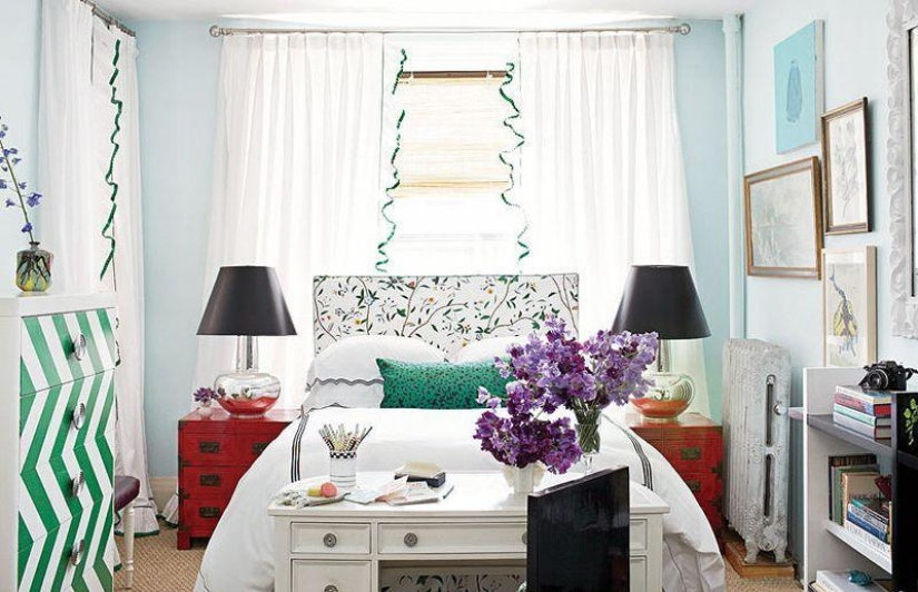 23 tips on how to equip a small bedroom