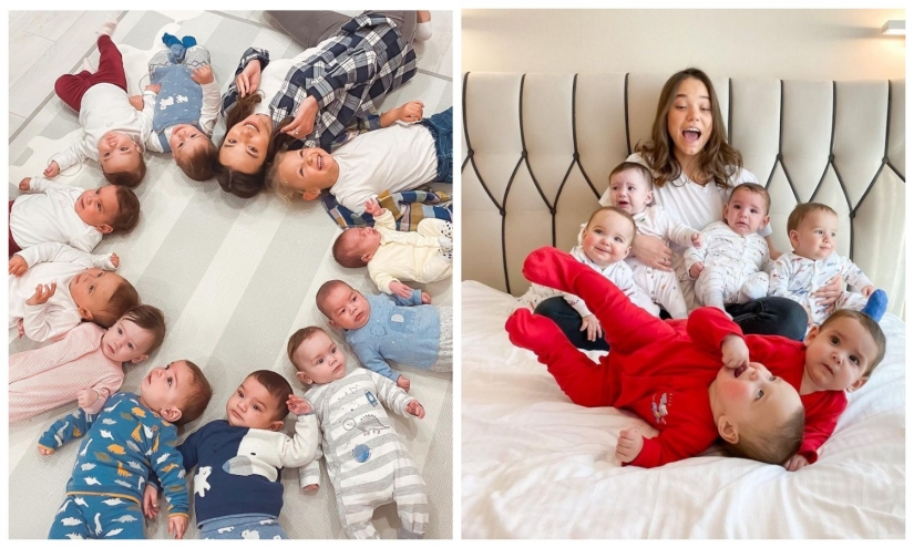 23-year-old Russian for the year was the mother of ten kids, all of them her biological children