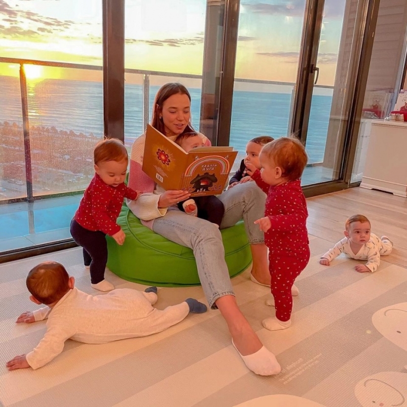 23-year-old Russian for the year was the mother of ten kids, all of them her biological children