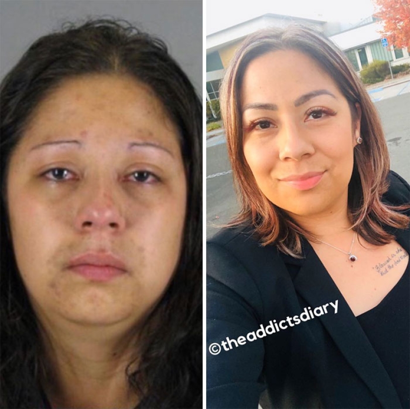 25 photos of people before and after overcoming addiction