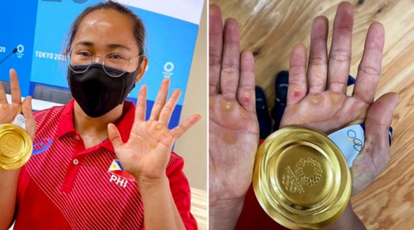 25 rare photos of Olympians showing what is happening behind the scenes of big sports