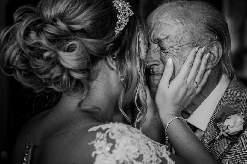 26 touching photos of fathers who did not hold back emotions at the wedding of their daughters 26 touching photos of fathers who did not hold back emotions at the wedding of their daughters