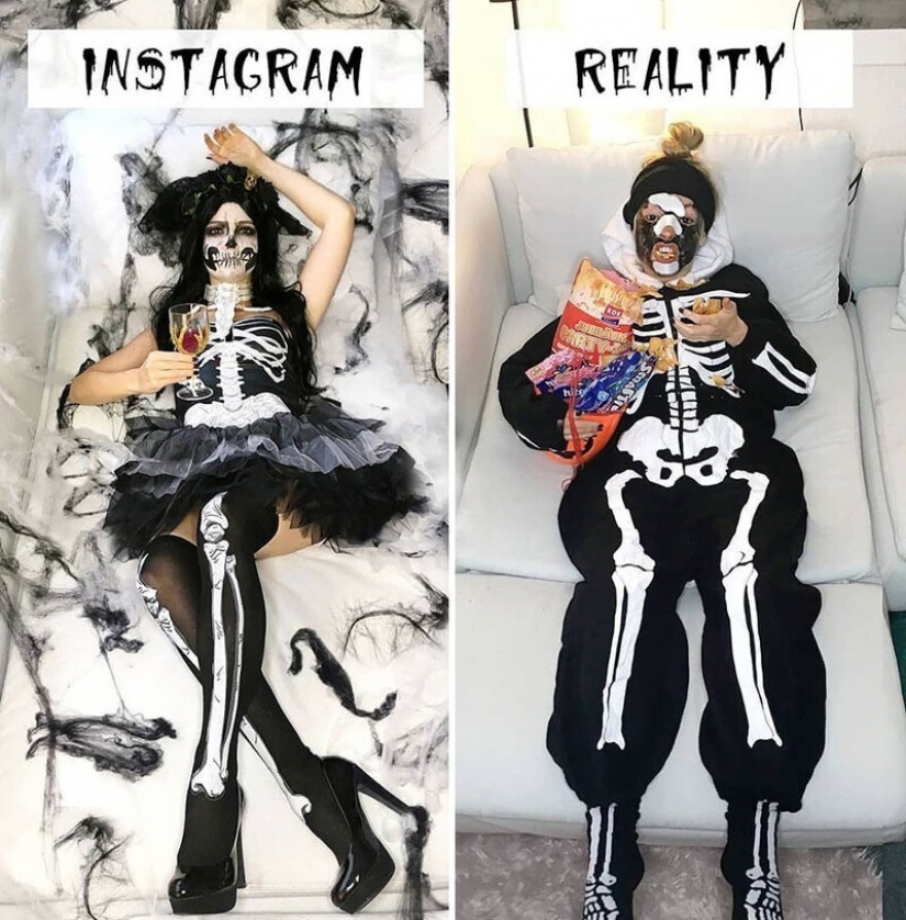 30 comparaciones divertidas de "Instagram y realidad" por Geraldine West
