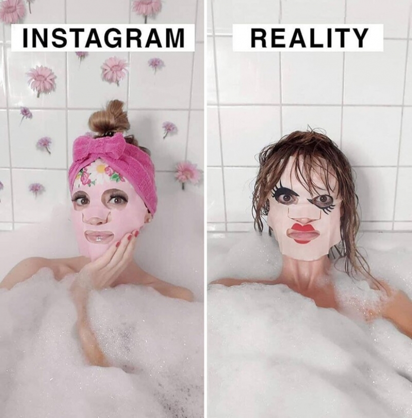30 comparaciones divertidas de "Instagram y realidad" por Geraldine West