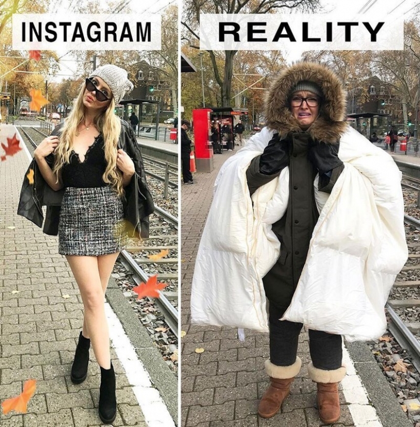 30 funny comparisons of "Instagram and Reality" by Geraldine West 30 funny comparisons of "Instagram and Reality" by Geraldine West