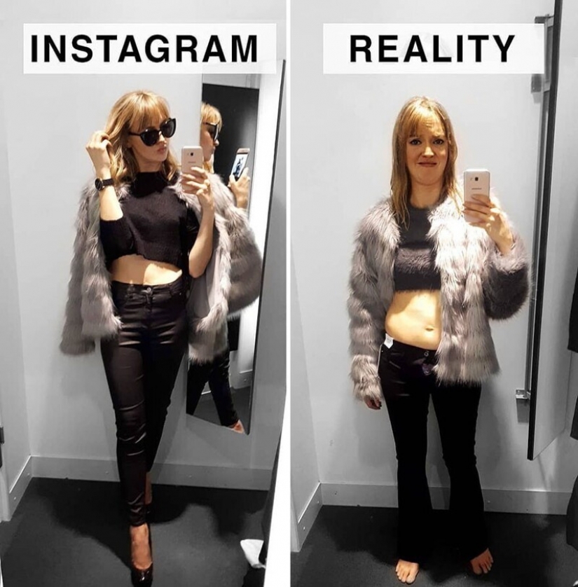 30 funny comparisons of "Instagram and Reality" by Geraldine West 30 funny comparisons of "Instagram and Reality" by Geraldine West