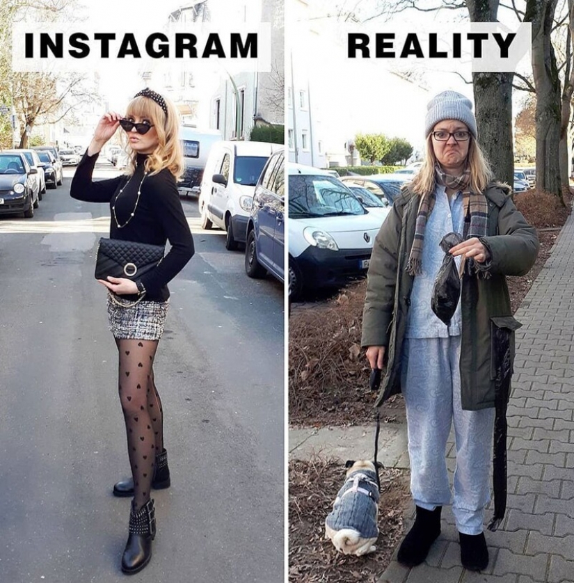 30 funny comparisons of "Instagram and Reality" by Geraldine West 30 funny comparisons of "Instagram and Reality" by Geraldine West
