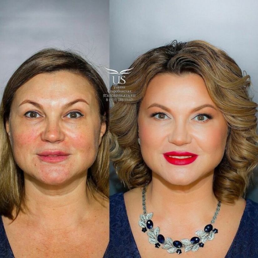 30 magical makeover with makeup from Petersburg master Ulyana Starobin