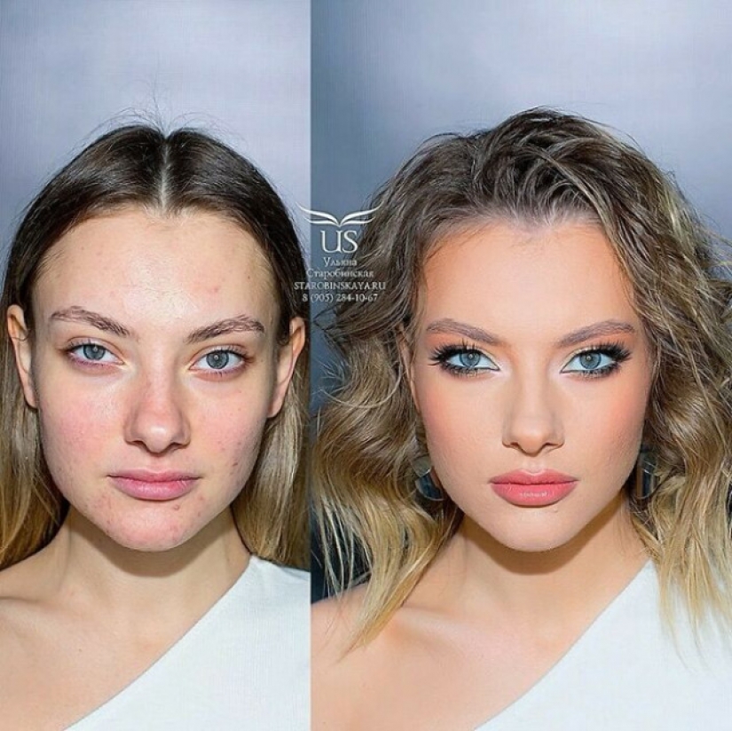30 mágico cambio de imagen con el maquillaje de Petersburgo maestro Ulyana Starobin