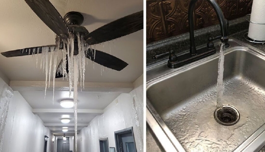 35 photographs about what is happening now in the frozen Texas 35 photographs about what is happening now in the frozen Texas