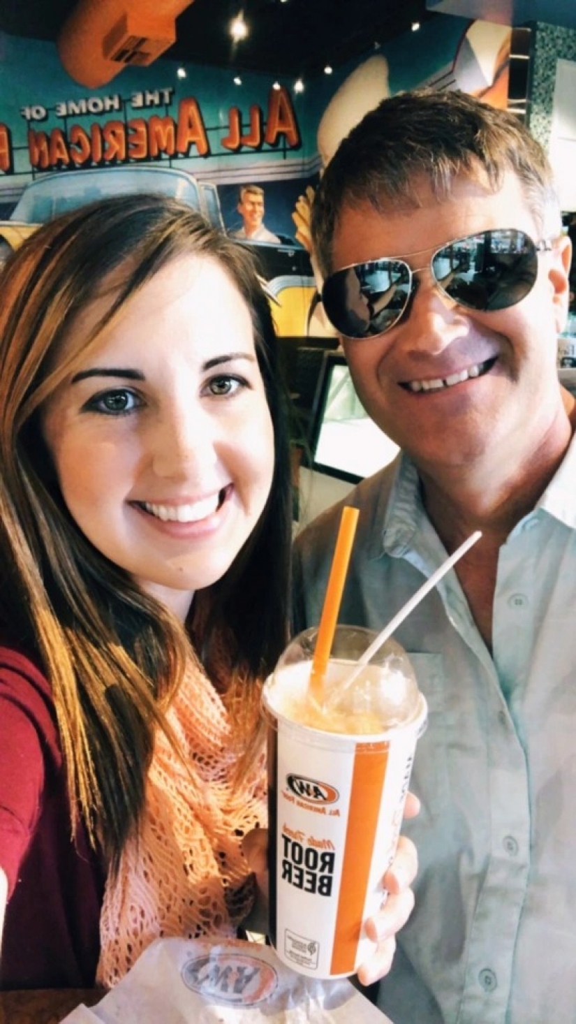 36 años de diferencia de amor no es un obstáculo? La chica dejó a su amante por el padre del novio