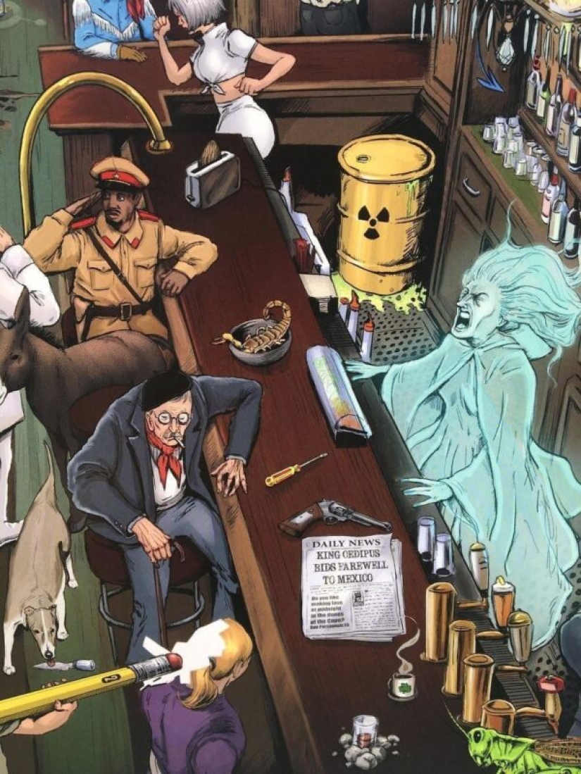 500 pop culture references in 5 posters