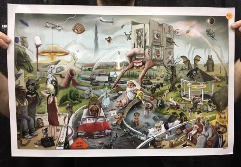 500 pop culture references in 5 posters