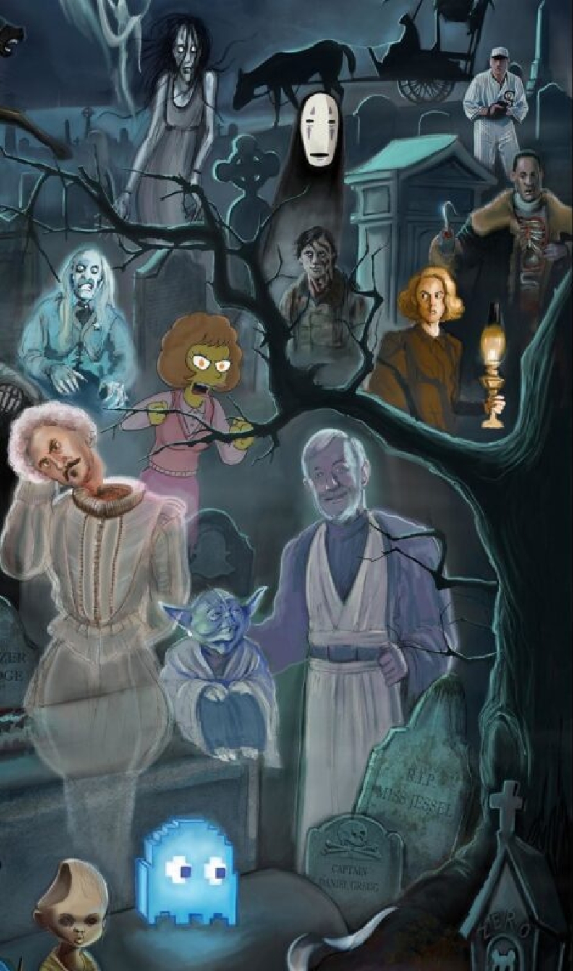 500 pop culture references in 5 posters