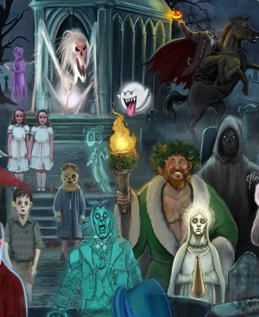 500 pop culture references in 5 posters