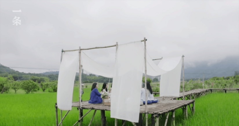 7 amigos de China de comprar un bolso de la mansión para una articulación feliz vejez