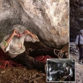 70-year-old Serbian hermit came out to people to get vaccinated