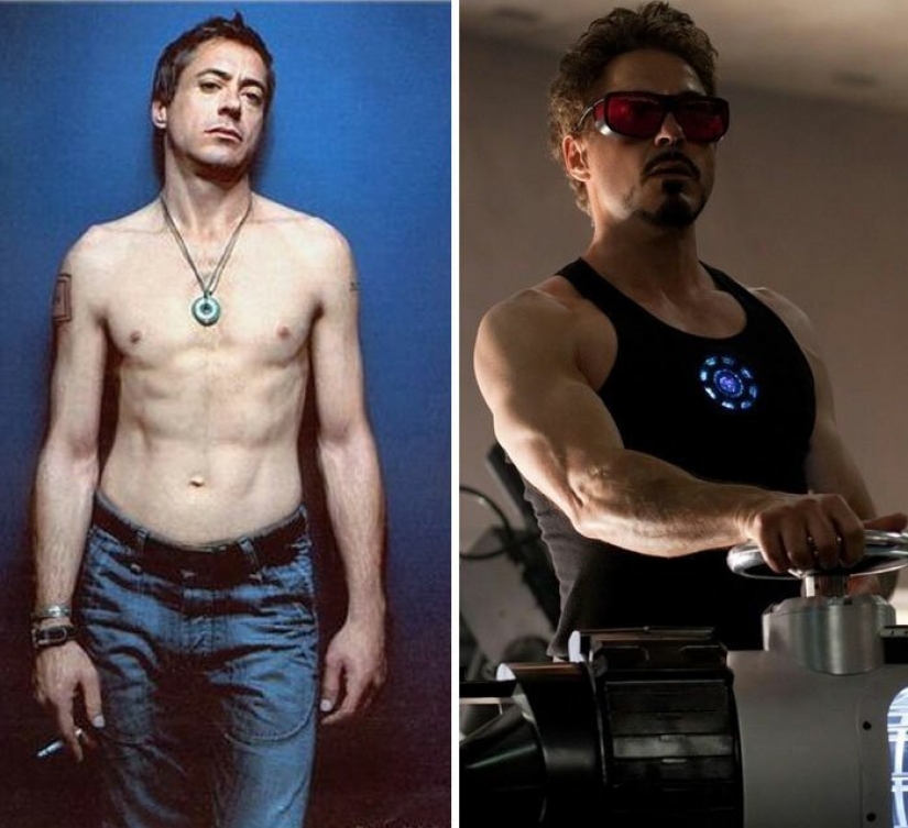 8 actors before and after they were called to appear in the Marvel movies