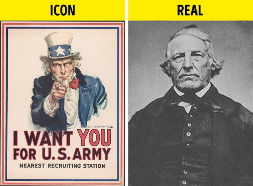 8 real faces hidden behind famous icons