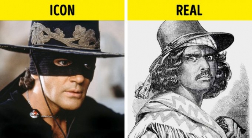 8 real faces hidden behind famous icons