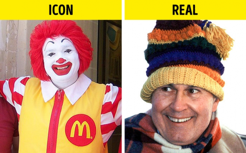 8 real faces hidden behind famous icons