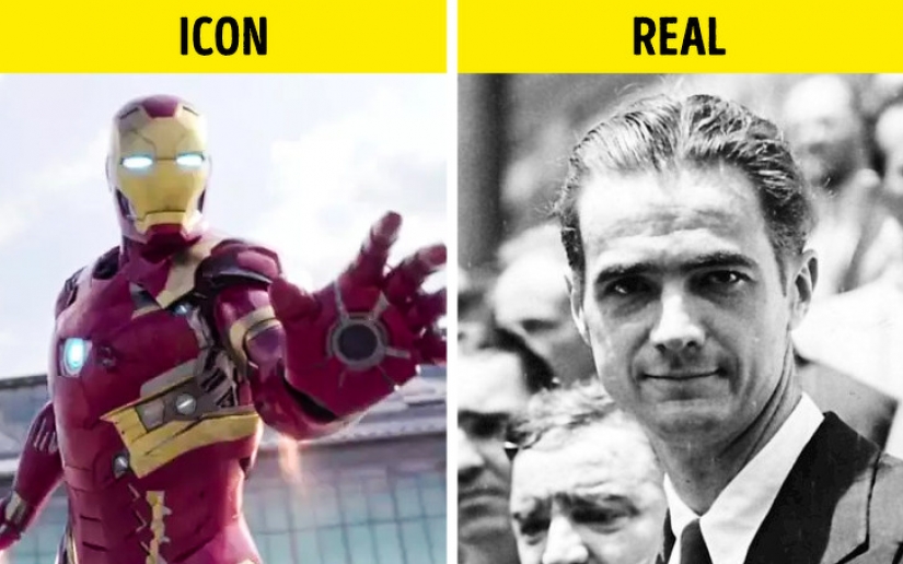 8 rostros reales escondidos detrás de íconos famosos