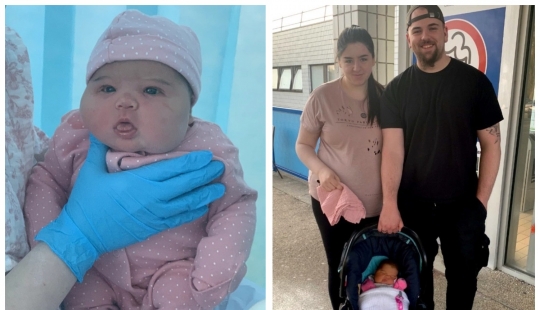 A big miracle: in the UK, a baby hero weighing 6 kg was born