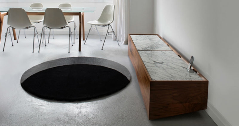 A black hole in the living room