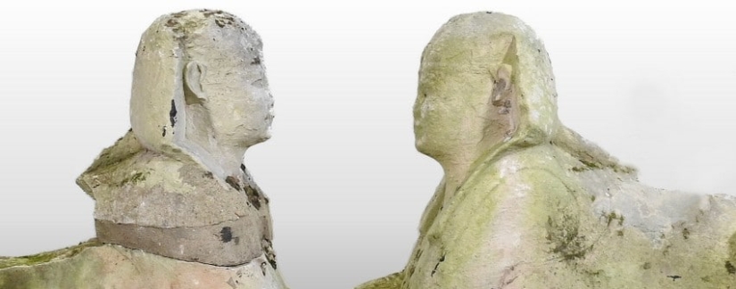 A British family got rich by accidentally discovering Egyptian sphinxes in their yard A British family got rich by accidentally discovering Egyptian sphinxes in their yard
