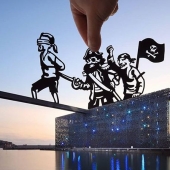 A creative take on things: stencils complement reality