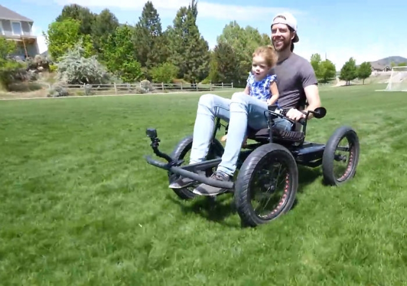 A man is developing an off-road "wheelchair" so his wife can travel to places she never knew existed