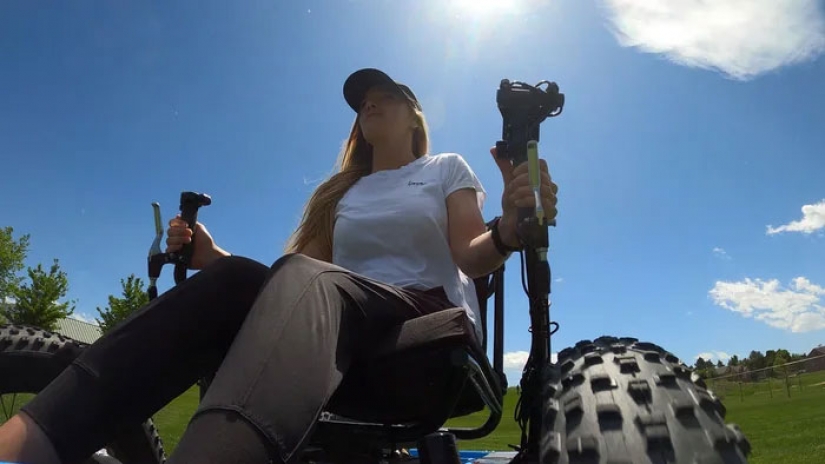 A man is developing an off-road "wheelchair" so his wife can travel to places she never knew existed
