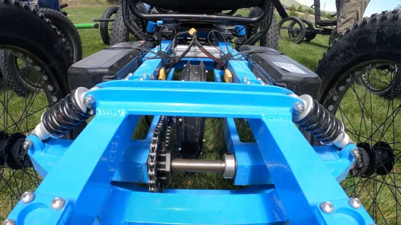 A man is developing an off-road "wheelchair" so his wife can travel to places she never knew existed